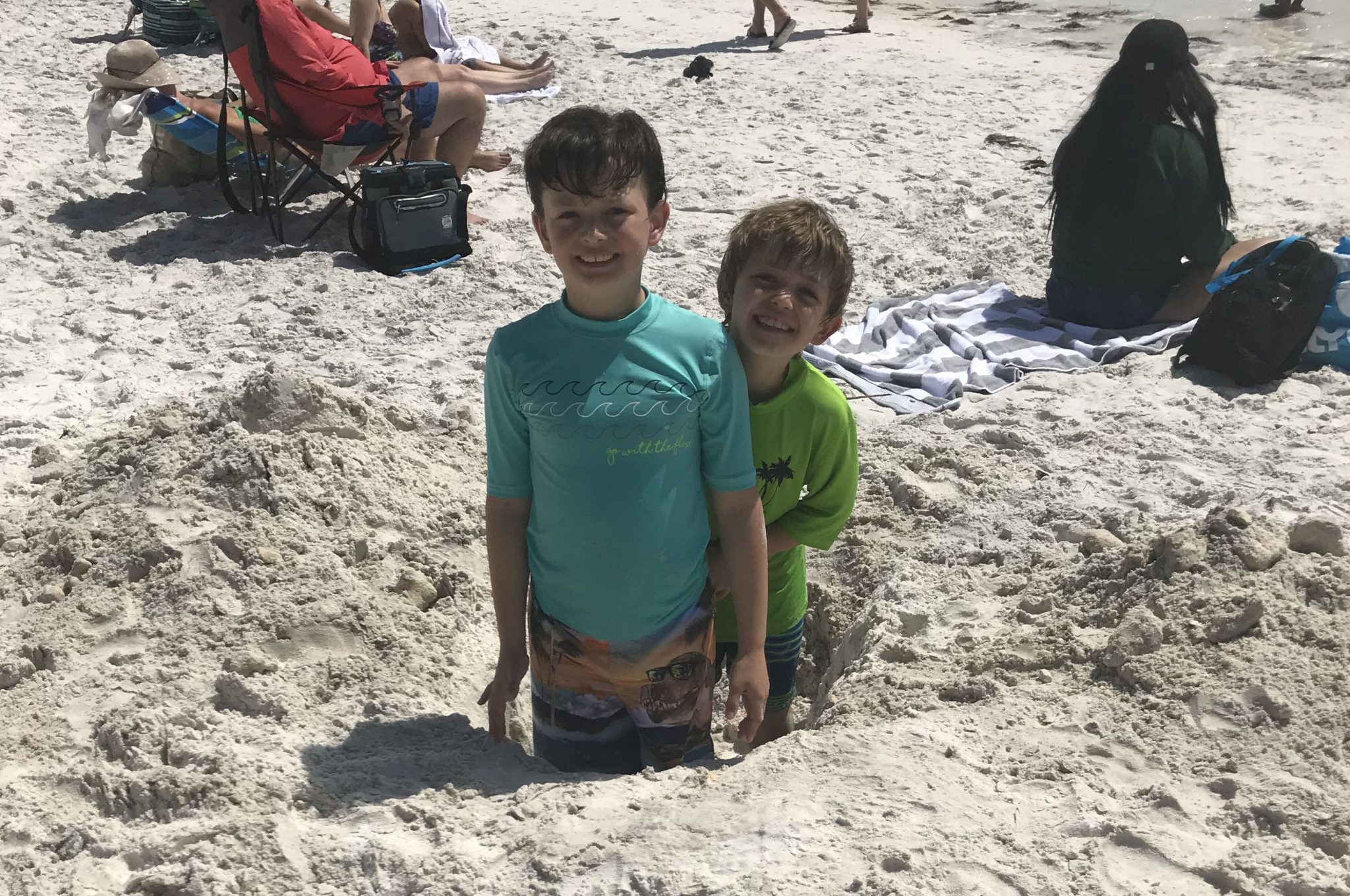 Brian Kids at Beach