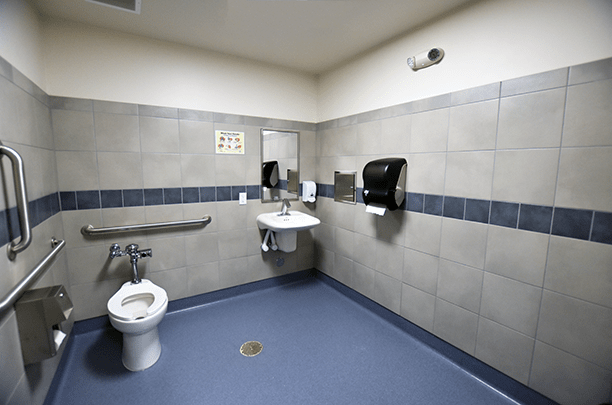 Thornton High School Health Clinic bathroom