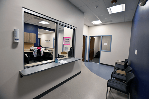 Thornton High School Health Clinic lobby