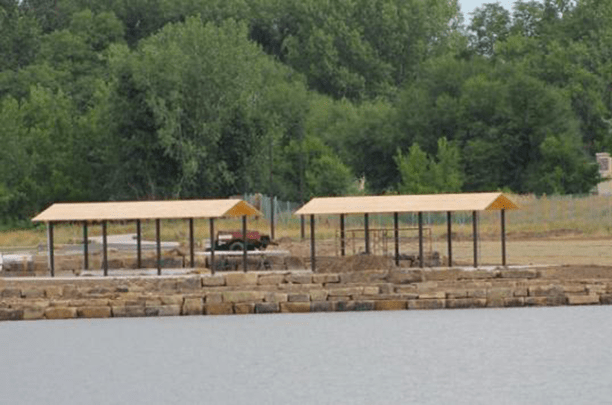 rivers edge natural area shelters